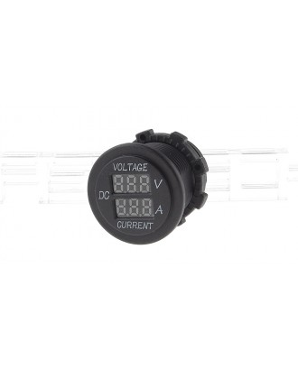 B900-R 2-in-1 0.6" LED Digital Voltmeter Amperemeter for Cars / Motorcycles