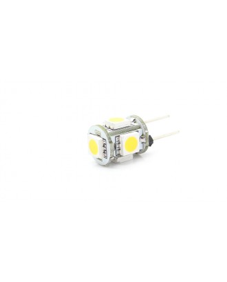 G4 1W 5*5050 SMD 60-Lumen 2700-3200K Warm White LED Light Bulb (2-Pack)