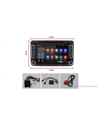 7" Touch Screen Bluetooth V4.0 Car DVD Player GPS Navigation