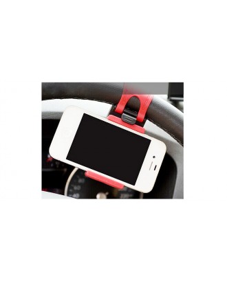 Retracted Car Steering Wheel Socket Holder for Cellphones & More