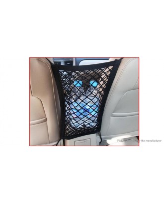 Car Seat Back Storage Elastic Mesh Net Bag