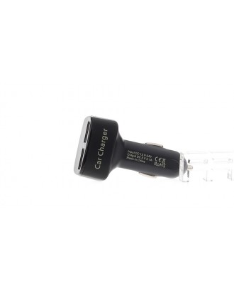 4-in-1 Dual-USB Car Cigarette Lighter Power Adapter